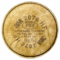 3M P2HF Particulate & Hydrogen Fluoride Disc Filter (2076),Respiratory Products.