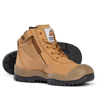 SIZE 9.5 Mongrel Boots Wheat ZipSider Low Leg Boot (scuff cap) 461050