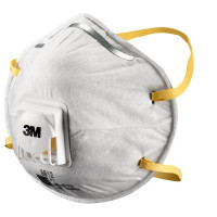 (Box of 10) 3M P1 Cupped Particulate Respirator with valve (8812),Respiratory Products.