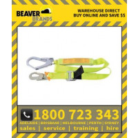 Beaver Tear Webb 2mtr Adjustable Shock Absorbing Lanyard With Snap Hooks And Scaffold Each End (Bl01122-Adj)