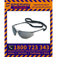 Fuse Gun Metal Grey Frame Silver Lens Mirror Coating Safety Glasses (10Pk)