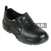 Mongrel Black Slip-On Shoe Work Boot Victor Footwear Shoe (915025)