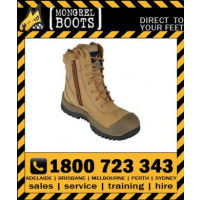 Mongrel Boot 451050 Wheat High Leg ZipSider Safety Work Boot Victor Footwear