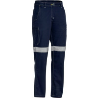 Bisley Womens 3M Taped Cool Vented Lightweight Pant Navy