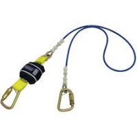 3M DBI SALA Force2 Shock Absorbing Lanyards Wire Cable Single Tail PVC Coated 2.0m overall length