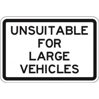 450x300mm - Aluminium - Class 1 Reflective - Unsuitable For Large Vehicles (G9-41A)