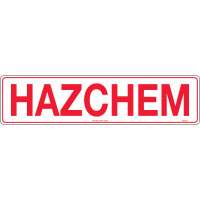 600x150mm - Metal - Hazchem (HAZ101M)