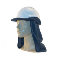 Uveto NAVY 100% Cotton Hard Hat Flap Safety Helmet Attachment