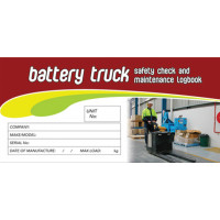 Log Book - Battery Truck Safety Check Logbook (LB118)