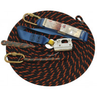 Protecta 15m Lifeline Assembly System with integral Rope Grab and lanyard