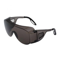 VISIONSafe Overspec Grey Frame Smoke Anti-Fog Lens Safety Glasses