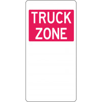 225x450mm - Aluminium -Truck Zone (R5-24)