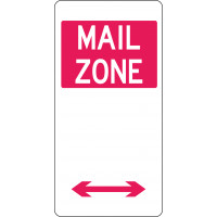 225x450mm - Aluminium -Mail Zone (Double Arrow) (R5-26(D))