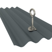 SafetyLink RAISED RetroLink 15kN Corrugated Roof Safety Anchor Purlin fit