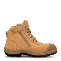 Oliver Wheat Zip Sided Ankle Boot (34-662)