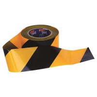 ProChoice Yellow/Black Hazard Tape 100m x 75mm (YB10075)