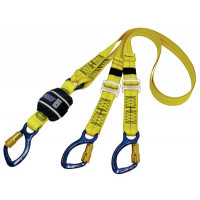 3M DBI SALA Force2 Shock Absorbing Lanyards Webbing Double Tail Adjustable 2.0m overall length