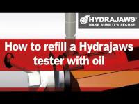 How to refill a Hydrajaws Tester with oil
