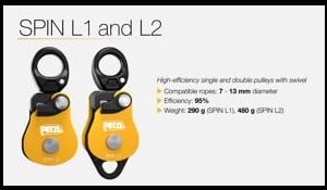 Petzl SPIN L1 and L2