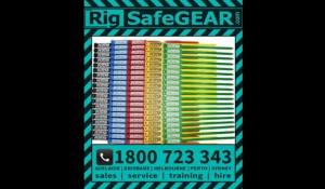 Rigtag Inspection 175mm safety tags for rigging safety equipment Raktag